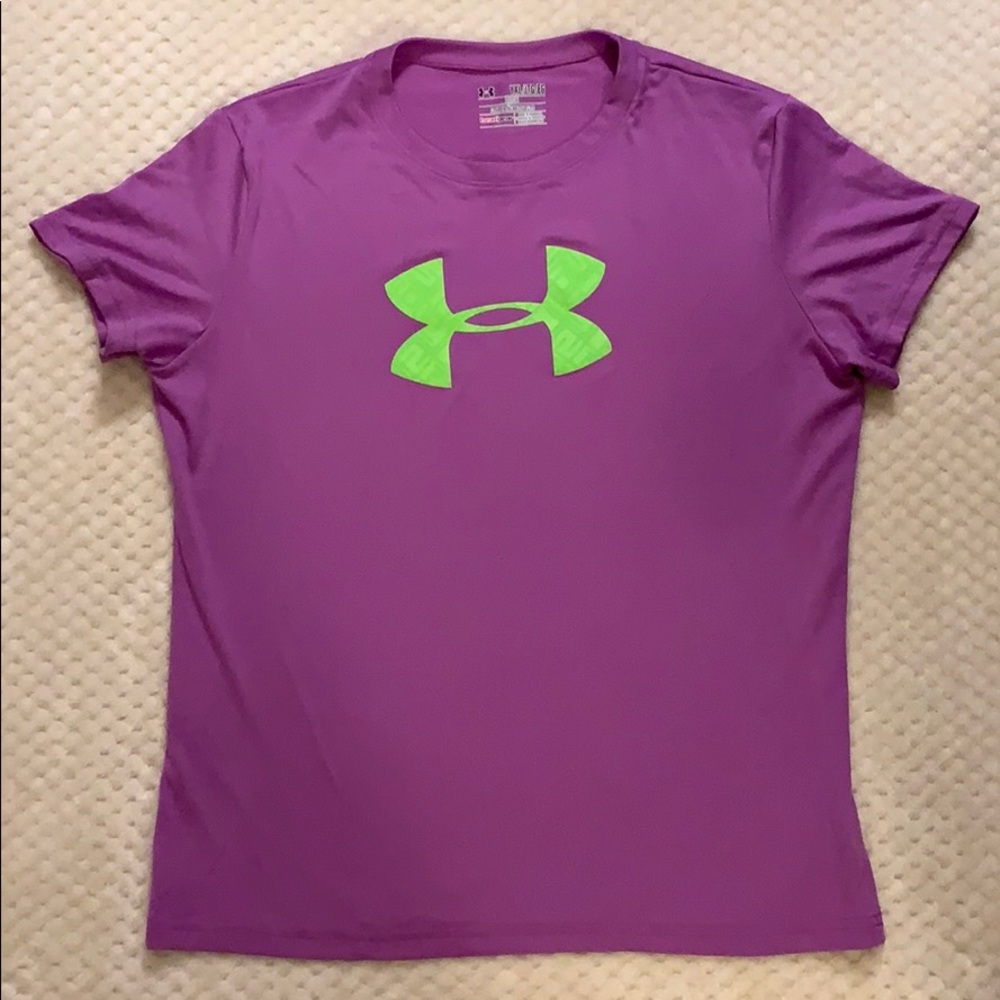 🛍Youth Under Armour heatgear workout shirt. - Picture 1 of 4